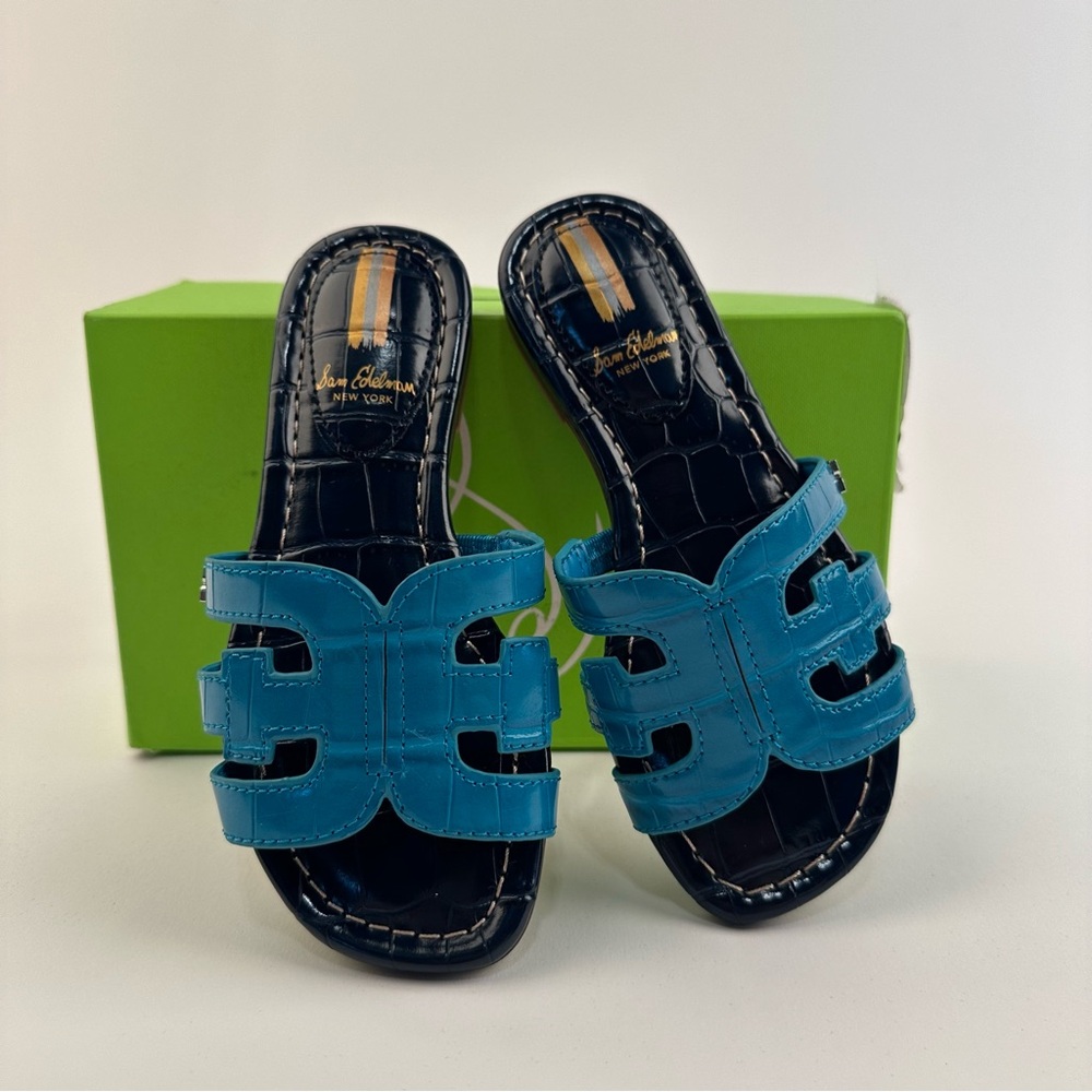 BNIB Sam Edelman Elegant Slide Sandals Sz 11 Girls